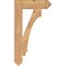 Ekena Millwork Imperial Arts & Crafts Smooth Bracket, Western Red Cedar, 3 1/2"W x 16"D x 28"H BKT04X16X28IMP03SWR - alternate 3